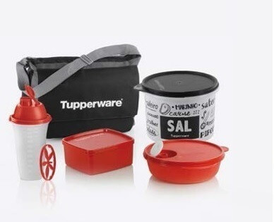 kit inicial tupperware itens